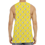 French Bulldog Puppy With Baseball Print Men's Muscle Tank Top