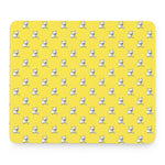 French Bulldog Puppy With Baseball Print Mouse Pad