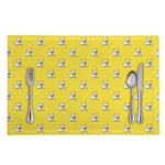 French Bulldog Puppy With Baseball Print Placemat