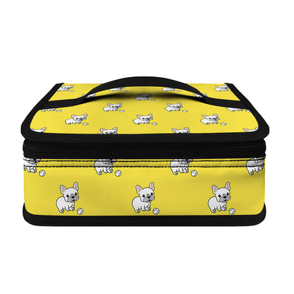 French Bulldog Puppy With Baseball Print Small Lunch Bag