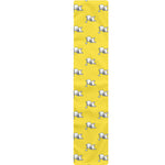 French Bulldog Puppy With Baseball Print Table Runner