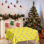 French Bulldog Puppy With Baseball Print Tablecloth