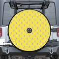 French Bulldog Puppy With Baseball Print Tire Cover With Camera Hole