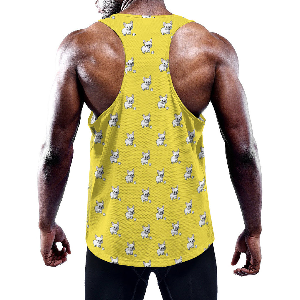 French Bulldog Puppy With Baseball Print Training Tank Top