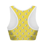 French Bulldog Puppy With Baseball Print Women's Sports Bra