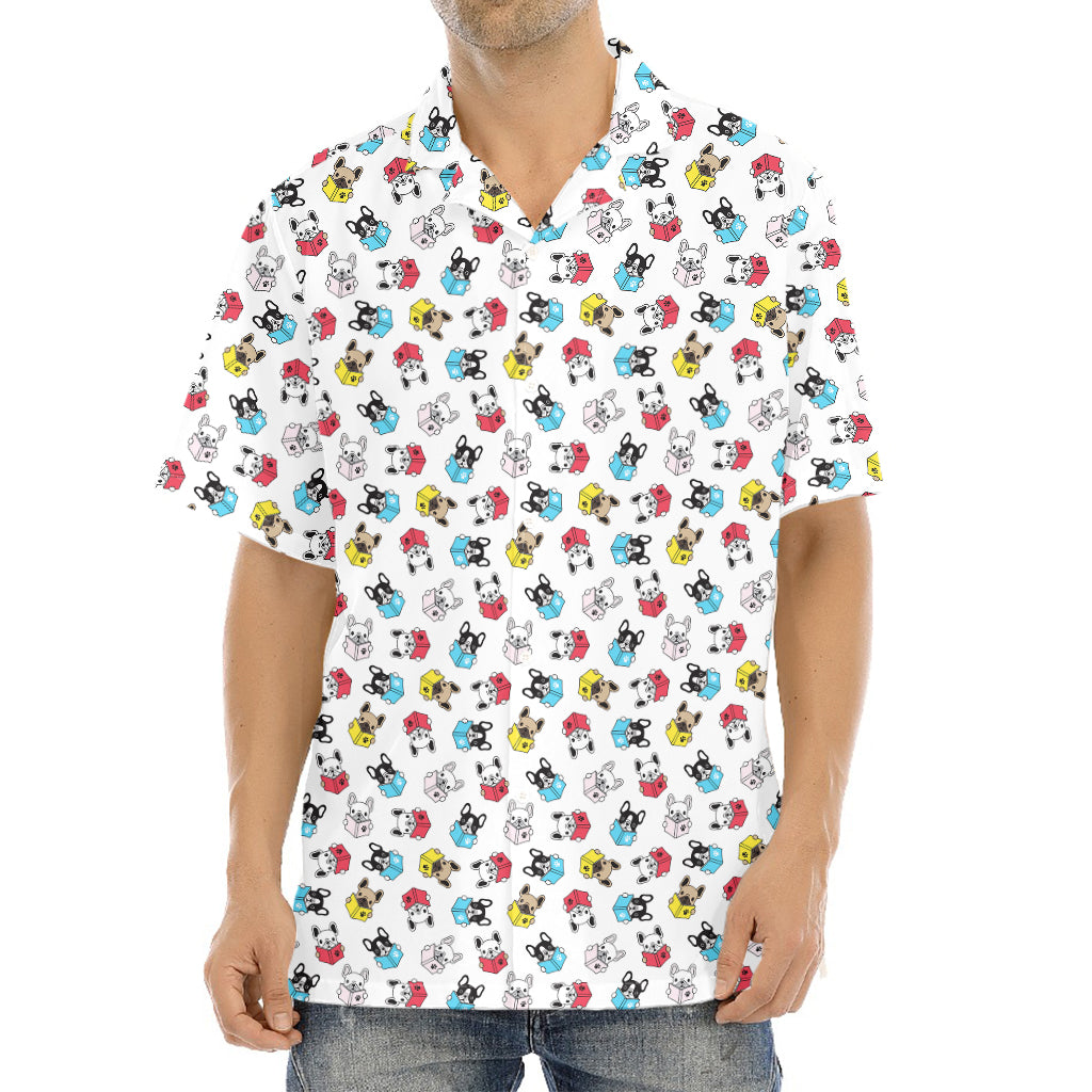 French Bulldog Reading Book Print Aloha Shirt