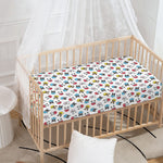 French Bulldog Reading Book Print Baby Crib Sheet