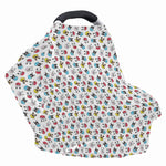 French Bulldog Reading Book Print Baby Seat Cover
