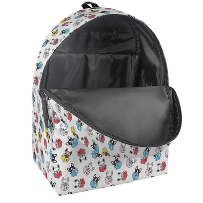 French Bulldog Reading Book Print Backpack