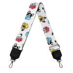 French Bulldog Reading Book Print Bag Strap