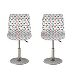 French Bulldog Reading Book Print Bar Stool Covers