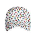 French Bulldog Reading Book Print Baseball Cap