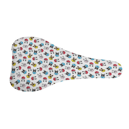 French Bulldog Reading Book Print Bicycle Seat Cover