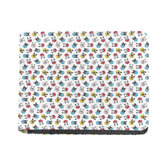 French Bulldog Reading Book Print Bifold Wallet