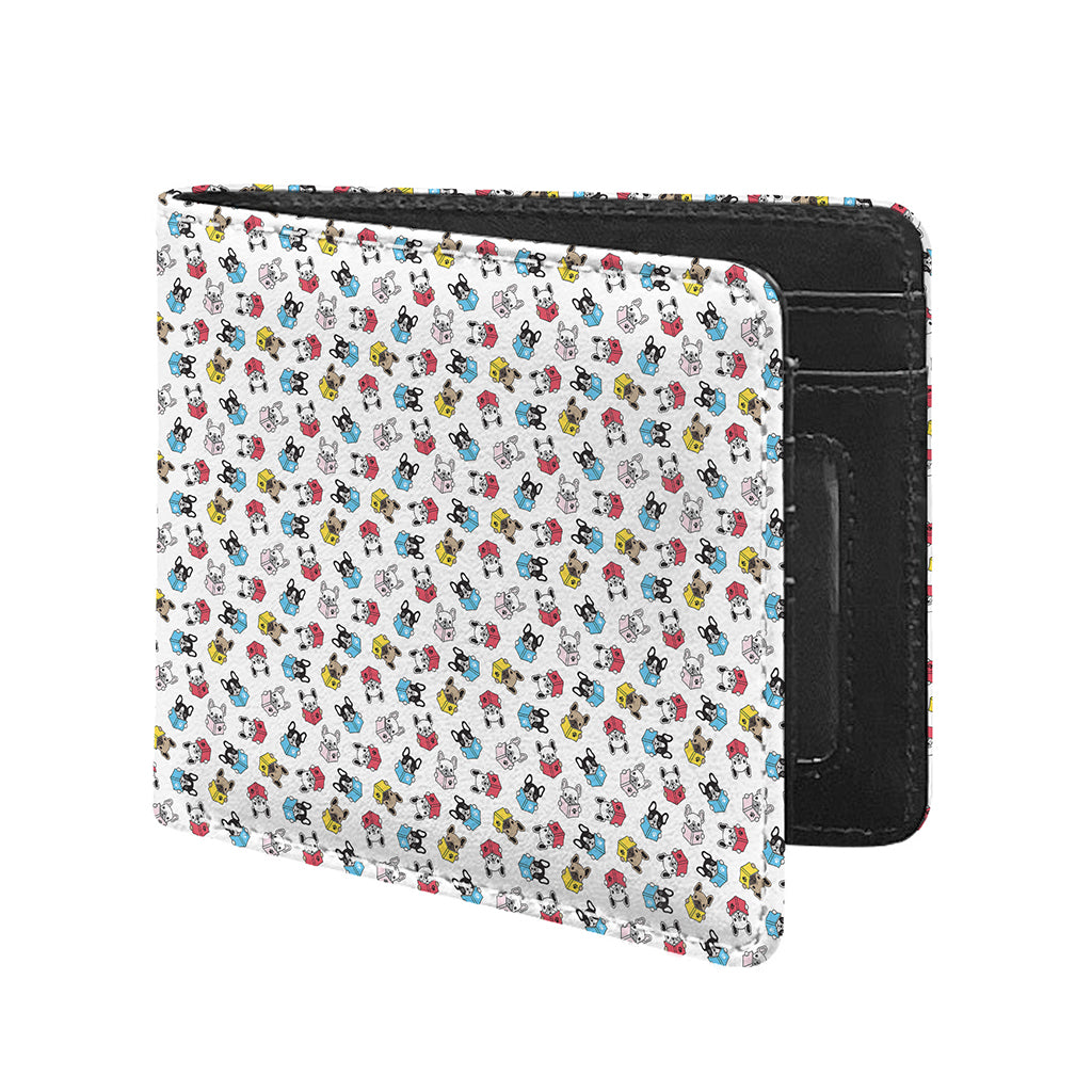 French Bulldog Reading Book Print Bifold Wallet