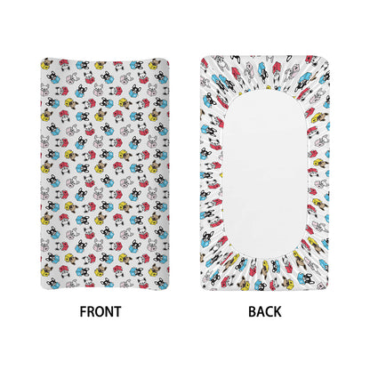 French Bulldog Reading Book Print Changing Pad Cover