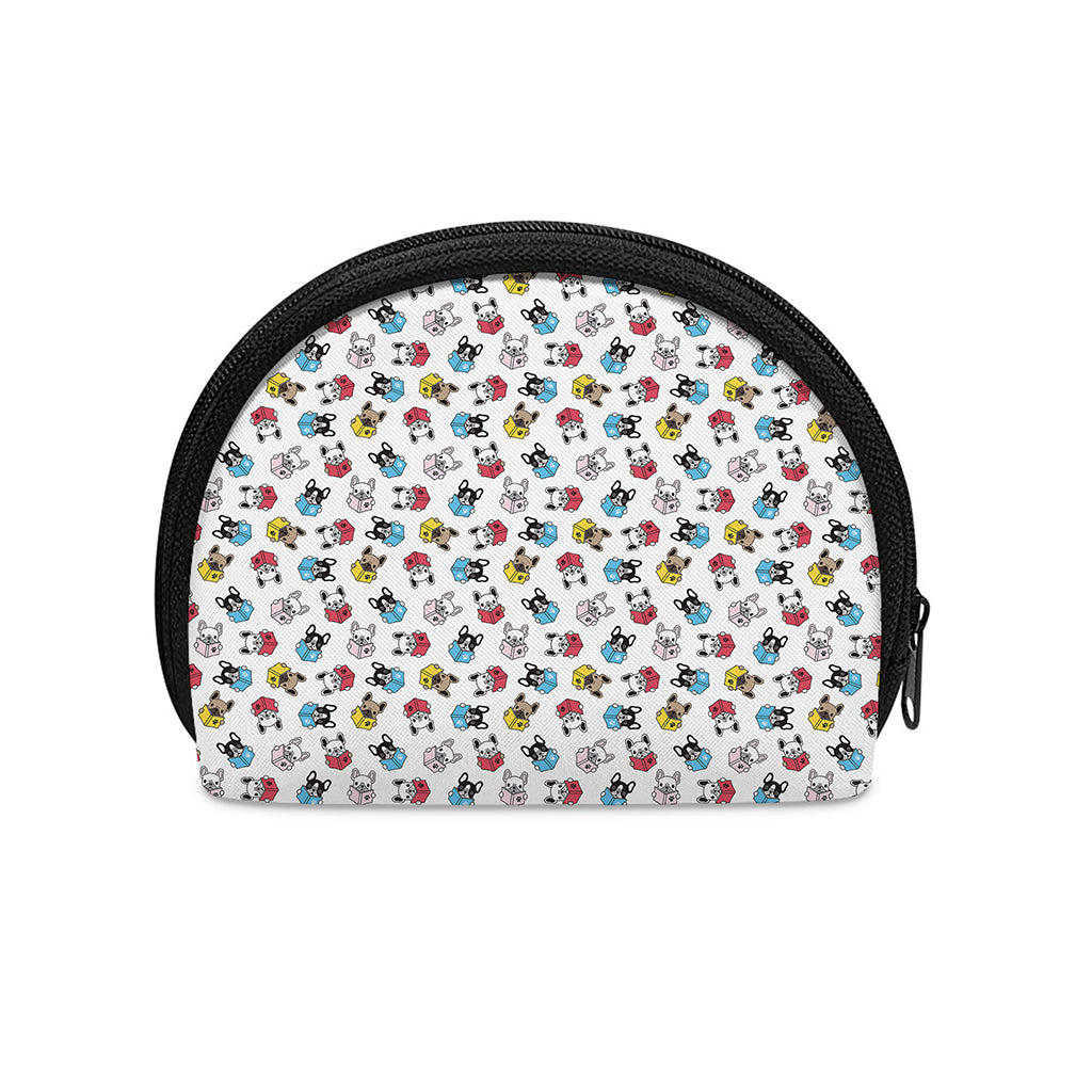 French Bulldog Reading Book Print Coin Purse