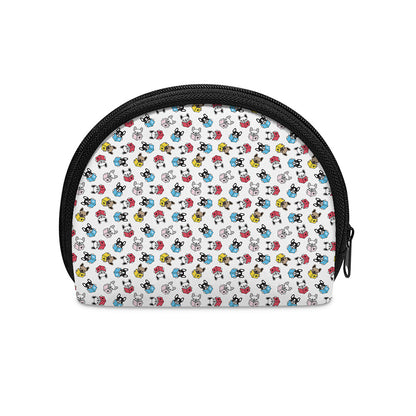 French Bulldog Reading Book Print Coin Purse