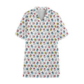 French Bulldog Reading Book Print Cotton Hawaiian Shirt