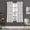 French Bulldog Reading Book Print Grommet Curtain Panels