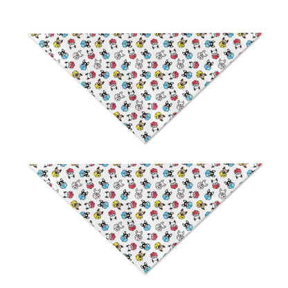 French Bulldog Reading Book Print Dog Bandana