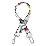 French Bulldog Reading Book Print Dog Seat Belt