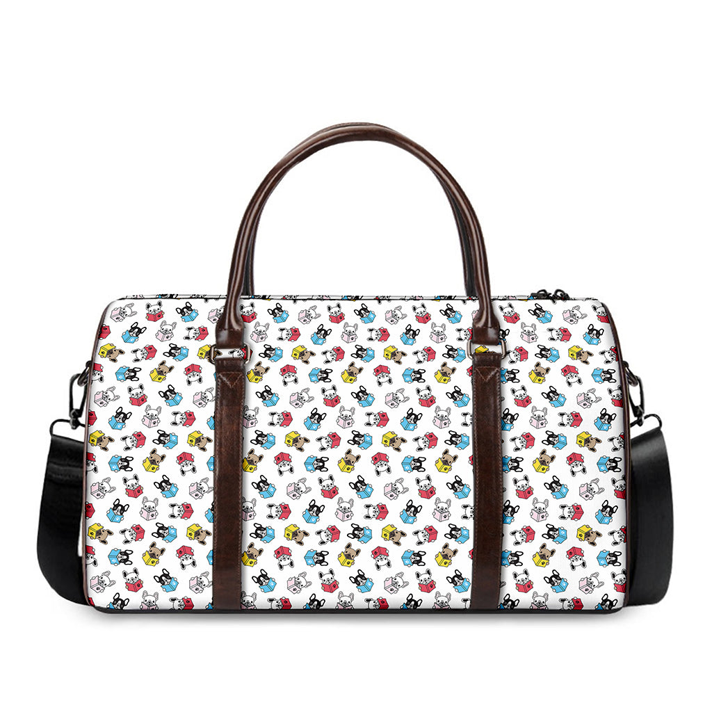 French Bulldog Reading Book Print Duffle Bag
