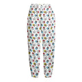 French Bulldog Reading Book Print Fleece Lined Knit Pants