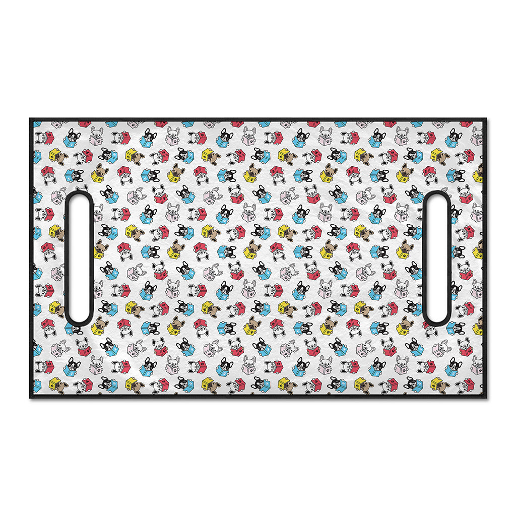French Bulldog Reading Book Print Golf Cart Seat Cover