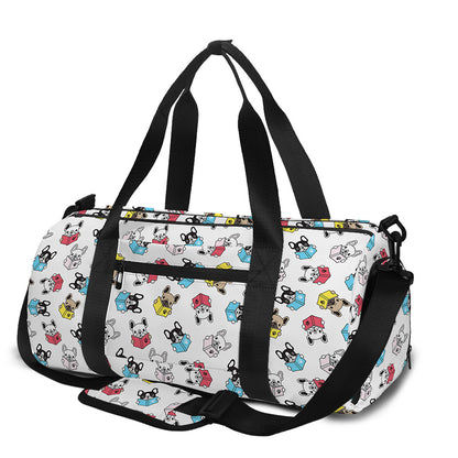 French Bulldog Reading Book Print Gym Bag