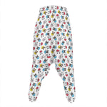 French Bulldog Reading Book Print Hammer Pants