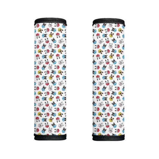 French Bulldog Reading Book Print Handle Covers