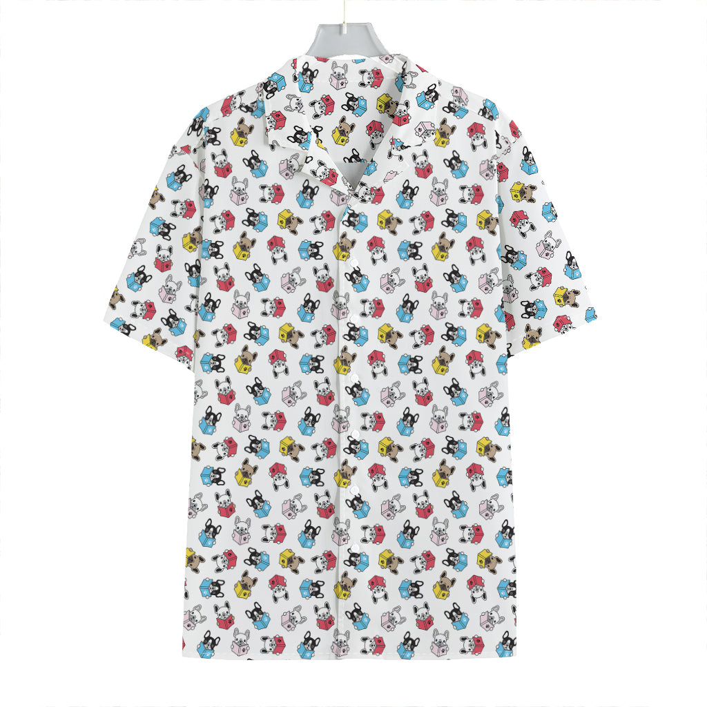 French Bulldog Reading Book Print Hawaiian Shirt