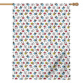 French Bulldog Reading Book Print House Flag