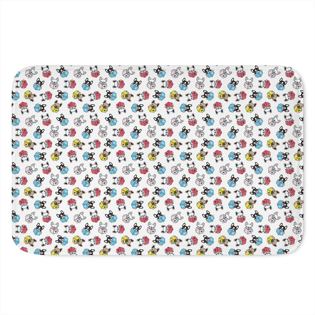 French Bulldog Reading Book Print Indoor Door Mat