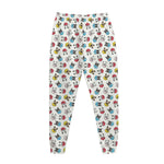 French Bulldog Reading Book Print Jogger Pants