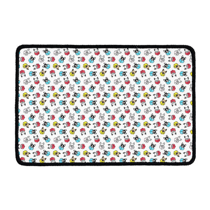 French Bulldog Reading Book Print Kitchen Mat