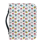 French Bulldog Reading Book Print Leather Bible Cover