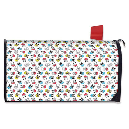 French Bulldog Reading Book Print Mailbox Cover