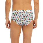 French Bulldog Reading Book Print Men's Briefs