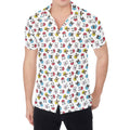 French Bulldog Reading Book Print Men's Shirt