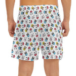 French Bulldog Reading Book Print Men's Split Running Shorts