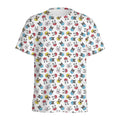 French Bulldog Reading Book Print Men's Athletic T-Shirt