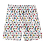 French Bulldog Reading Book Print Men's Swim Trunks