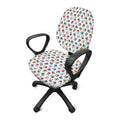 French Bulldog Reading Book Print Office Chair Cover
