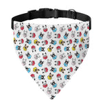 French Bulldog Reading Book Print Over The Collar Dog Bandana