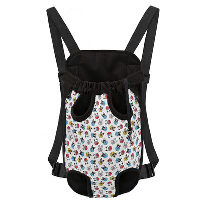 French Bulldog Reading Book Print Pet Carrier Backpack