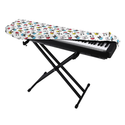 French Bulldog Reading Book Print Piano Keyboard Cover