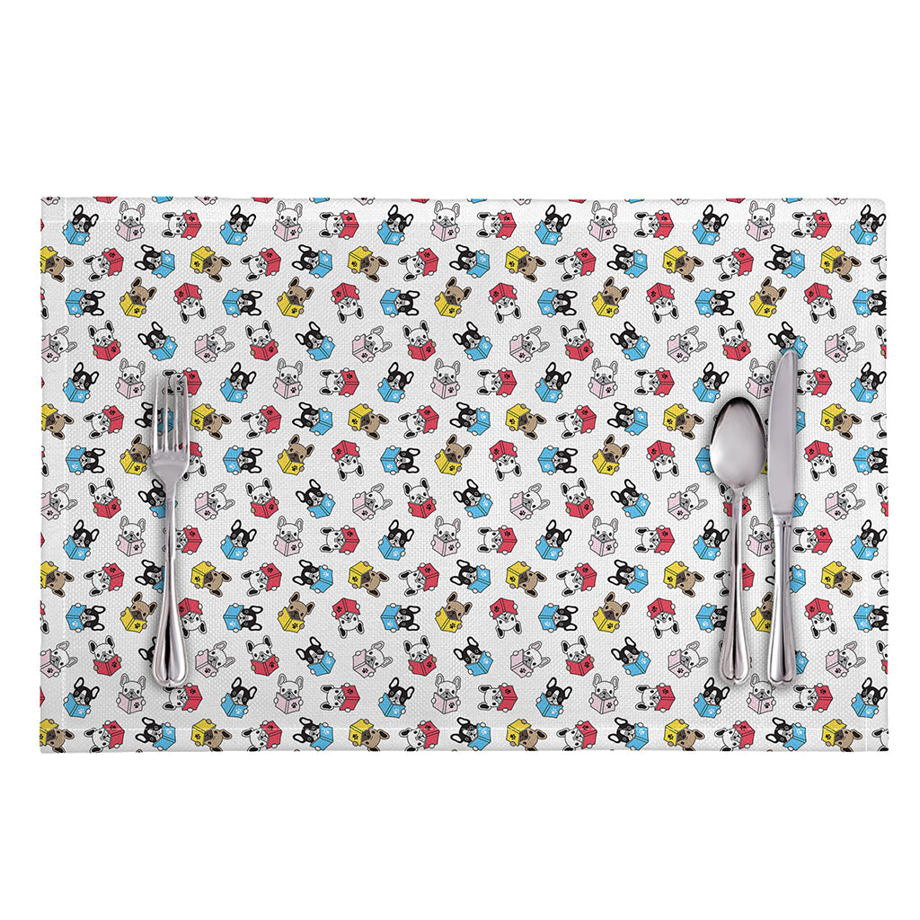 French Bulldog Reading Book Print Placemat