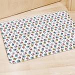 French Bulldog Reading Book Print Polyester Doormat